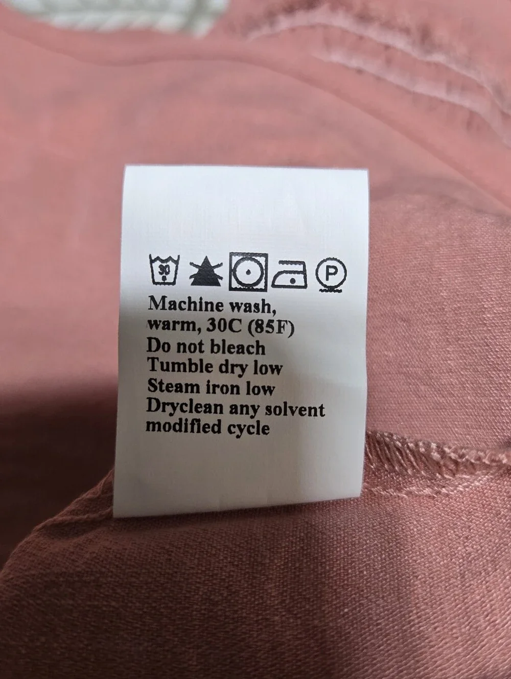 PRETTY GATDEN Size S Cottagecore Rustic Coral Maxi Dress, White Ric Rac Trim NWT - Picture 9 of 11